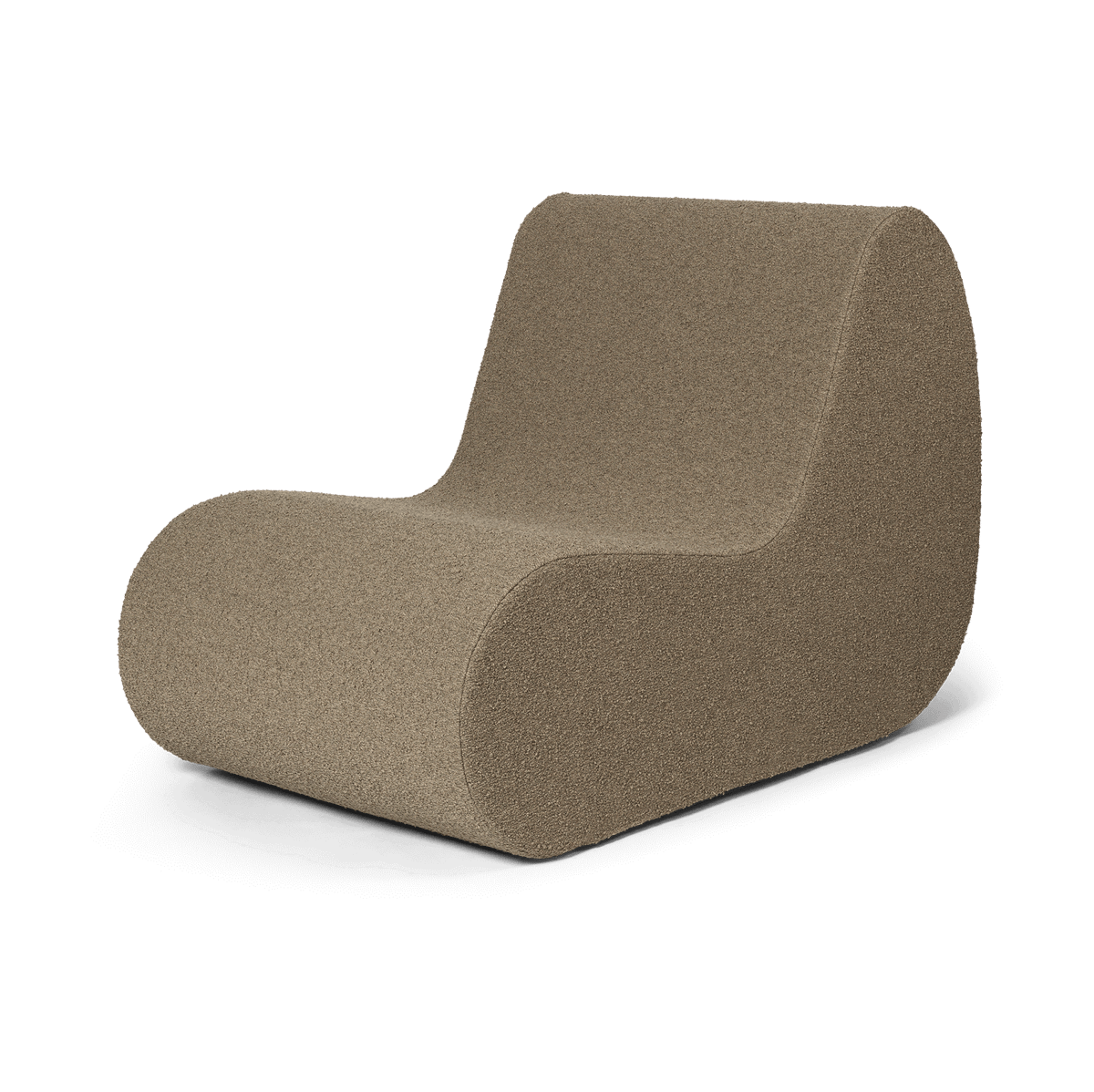 ferm LIVING Rouli center module pure bouclé Modulsofa Sand