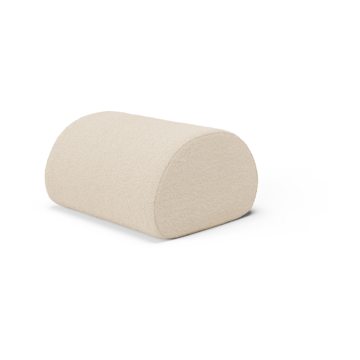 ferm LIVING Rouli Pouf pure bouclé Off-white