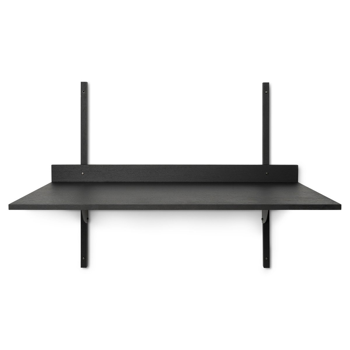 ferm LIVING Sector Schreibtisch Black ash-black brass