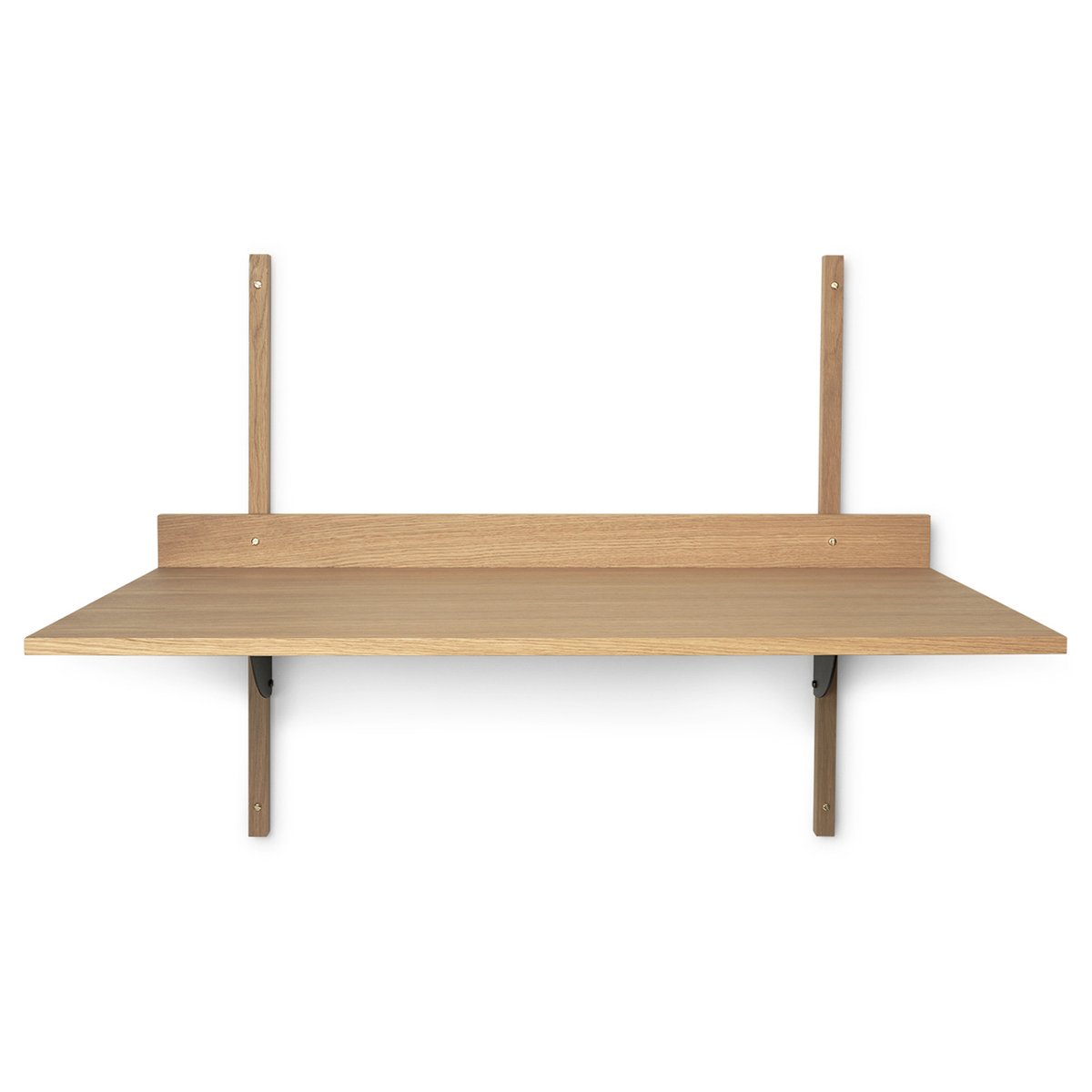 ferm LIVING Sector Schreibtisch Oak-black brass