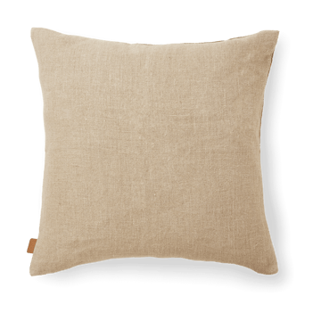 Senti Stripe Kissen 50x50 cm - Linen-carob brown - ferm LIVING