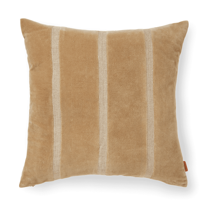 Senti Stripe Kissenbezug 50x50 cm - Dark sand-linen - Ferm Living