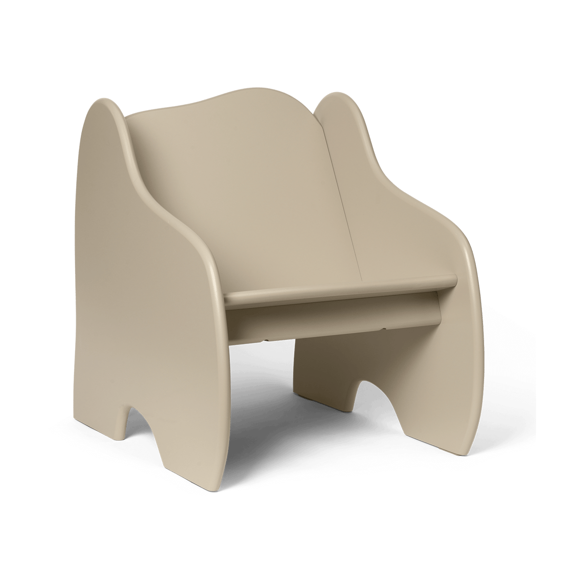 ferm LIVING Slope Loungesessel Cashmere