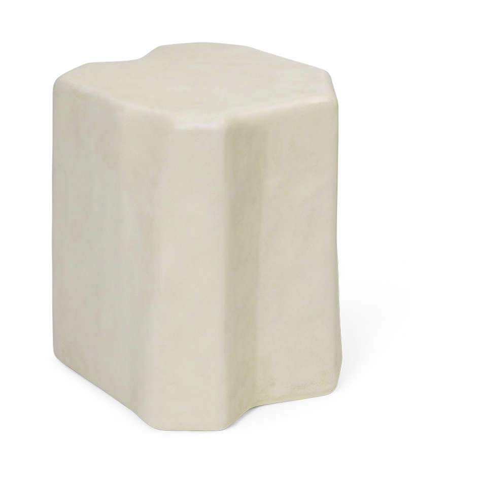 ferm LIVING Staffa Hocker Ivory