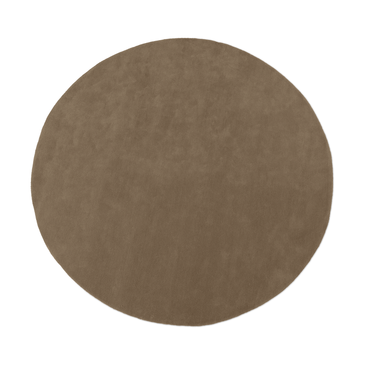 ferm LIVING Stille getufteter Teppich runder Ash Brown Ø240 cm