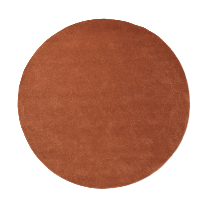 Stille getufteter Teppich runder - Red brown, Ø240 cm - Ferm LIVING