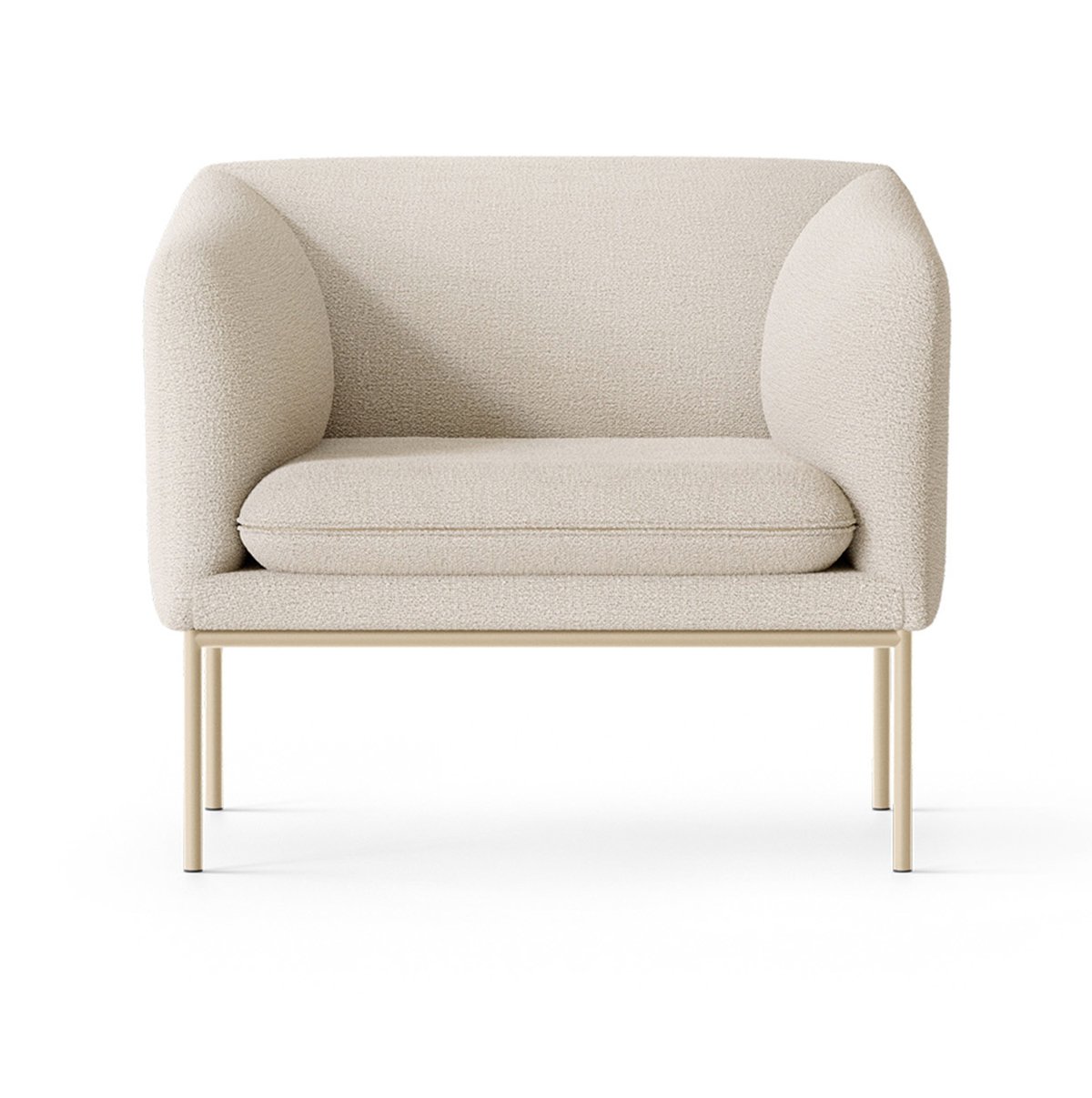 ferm LIVING Turn Sessel Cashmere bouclé offwhite