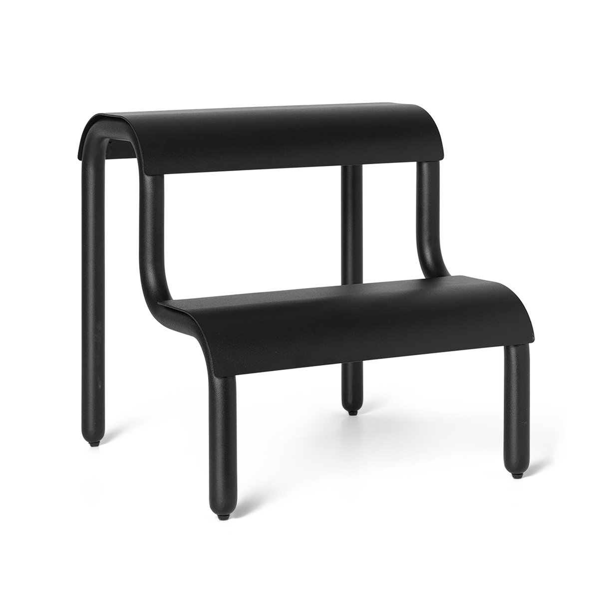 ferm LIVING Up Tritthocker Black