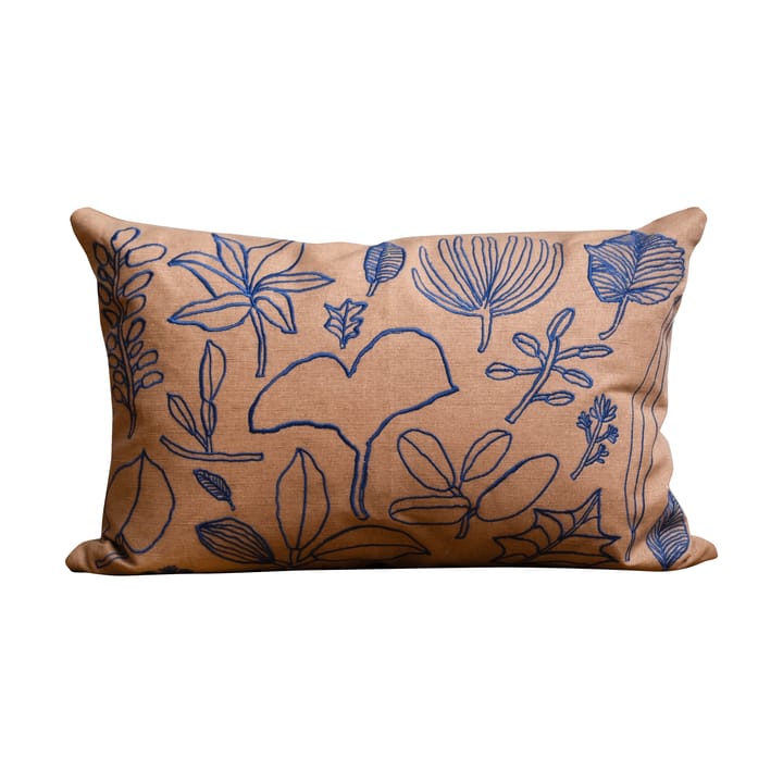 Botanic Kissenbezug 38x58 cm - Brown-blue - Fine Little Day