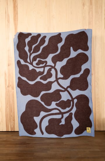 Leaves Filz 130x180 cm - Blue-brown - Fine Little Day