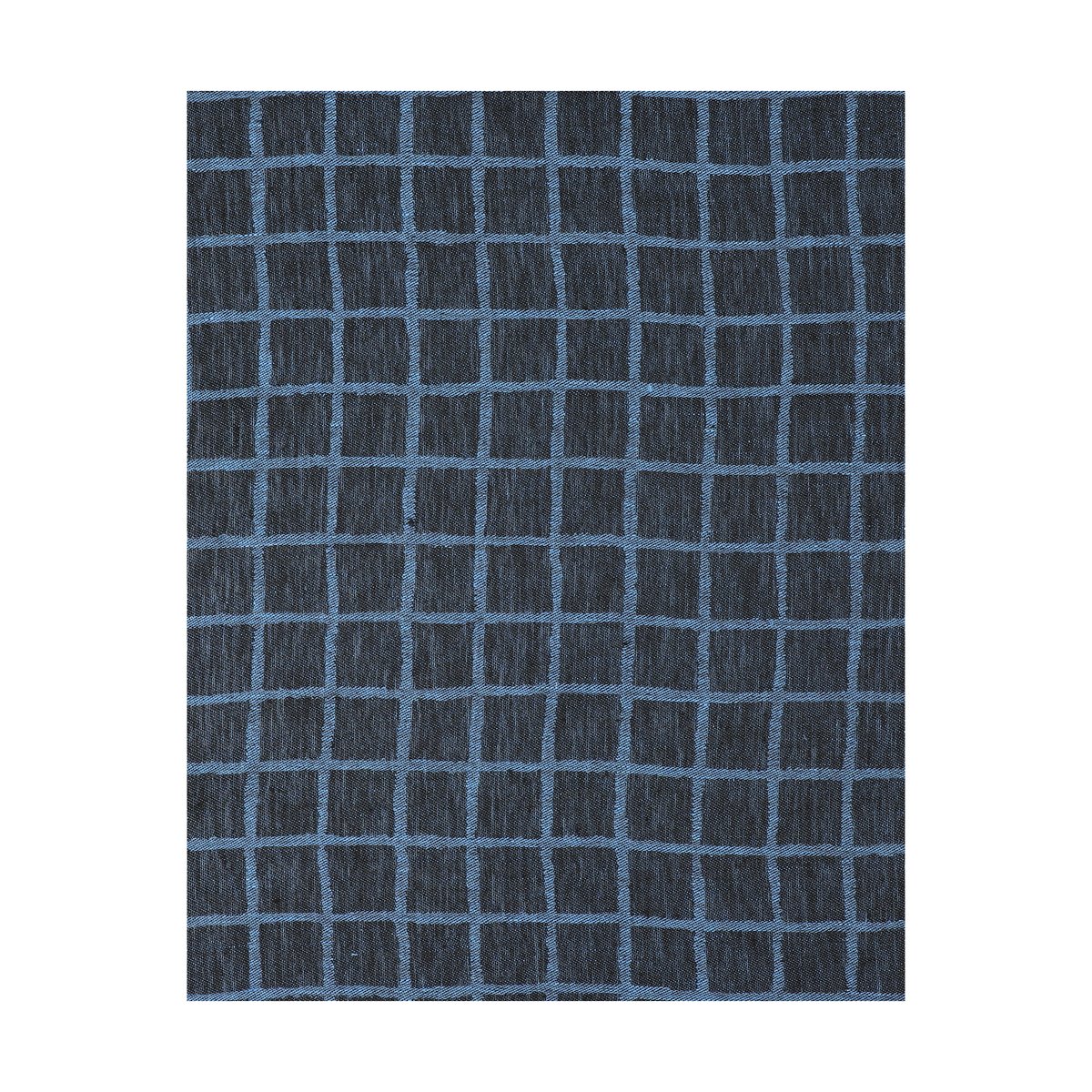 Fine Little Day Rutig Jacquard gewebtes Tischtuch 147 x 147cm Blue-black