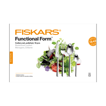 Functional Form Besteckset glänzend - 16 Teile - Fiskars