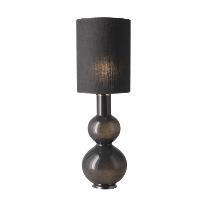 Augusta Tischleuchte grauer Lampenfuß - Lino Negro L - Flavia Lamps