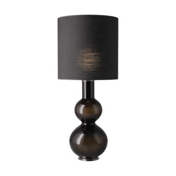 Augusta Tischleuchte schwarzer Lampenfuß - Lino Negro M - Flavia Lamps