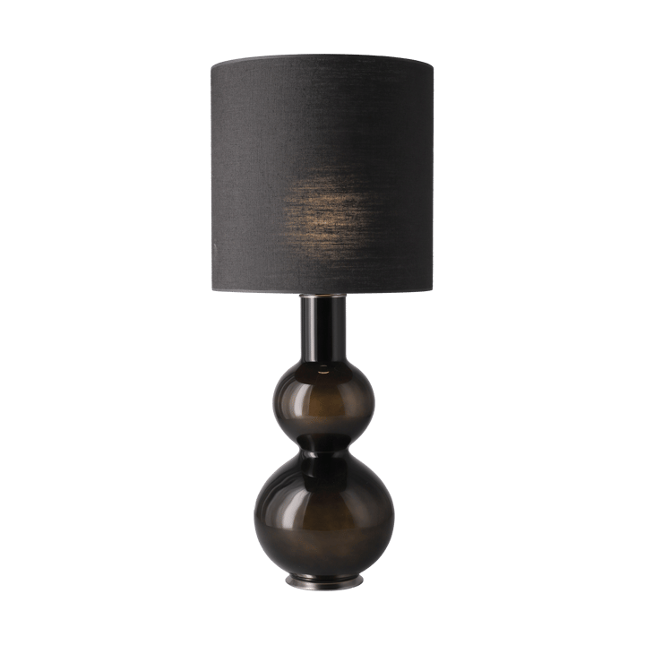 Augusta Tischleuchte schwarzer Lampenfuß - Lino Negro M - Flavia Lamps