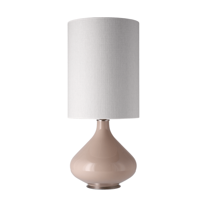 Flavia Tischleuchte beiger Lampenfuß - Babel Beige L - Flavia Lamps