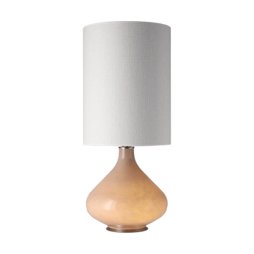 Flavia Tischleuchte beiger Lampenfuß - Babel Beige L - Flavia Lamps