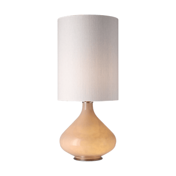 Flavia Tischleuchte beiger Lampenfuß - Babel Beige L - Flavia Lamps