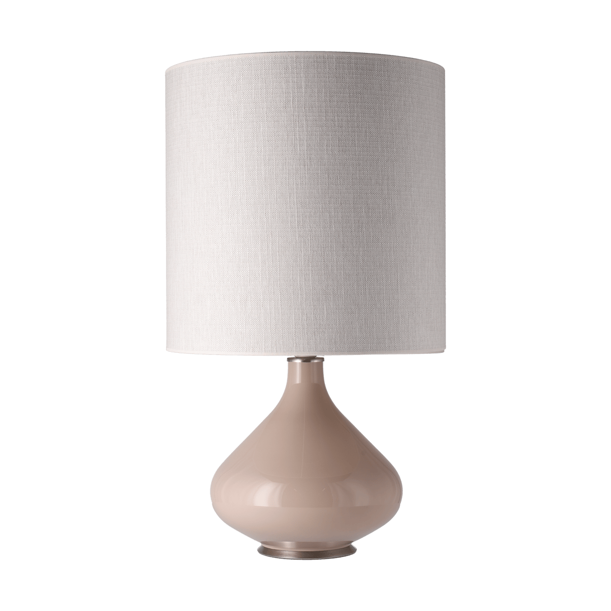 Flavia Lamps Flavia Tischleuchte beiger Lampenfuß Babel Beige M