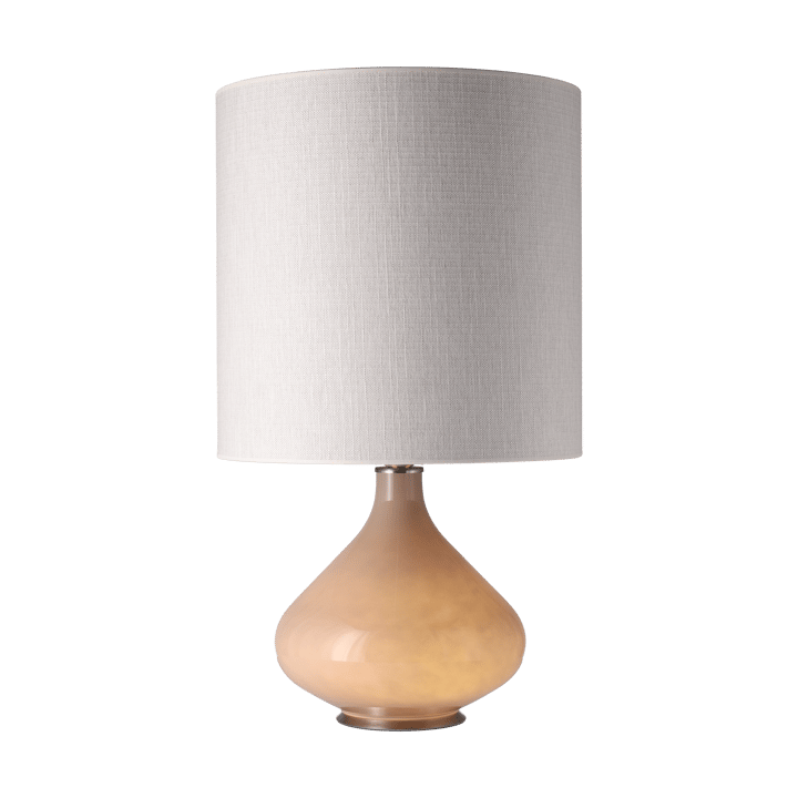 Flavia Tischleuchte beiger Lampenfuß, Babel Beige M Flavia Lamps