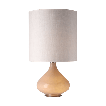 Flavia Tischleuchte beiger Lampenfuß - Babel Beige M - Flavia Lamps