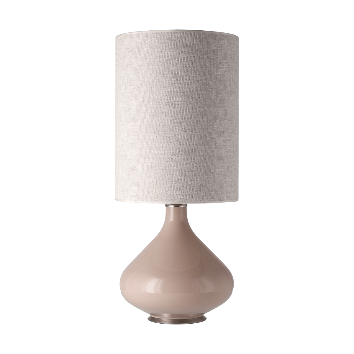 Flavia Lamps Flavia Tischleuchte beiger Lampenfuß London Beige L