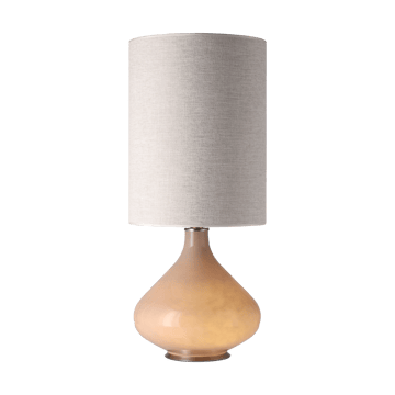 Flavia Tischleuchte beiger Lampenfuß - London Beige L - Flavia Lamps