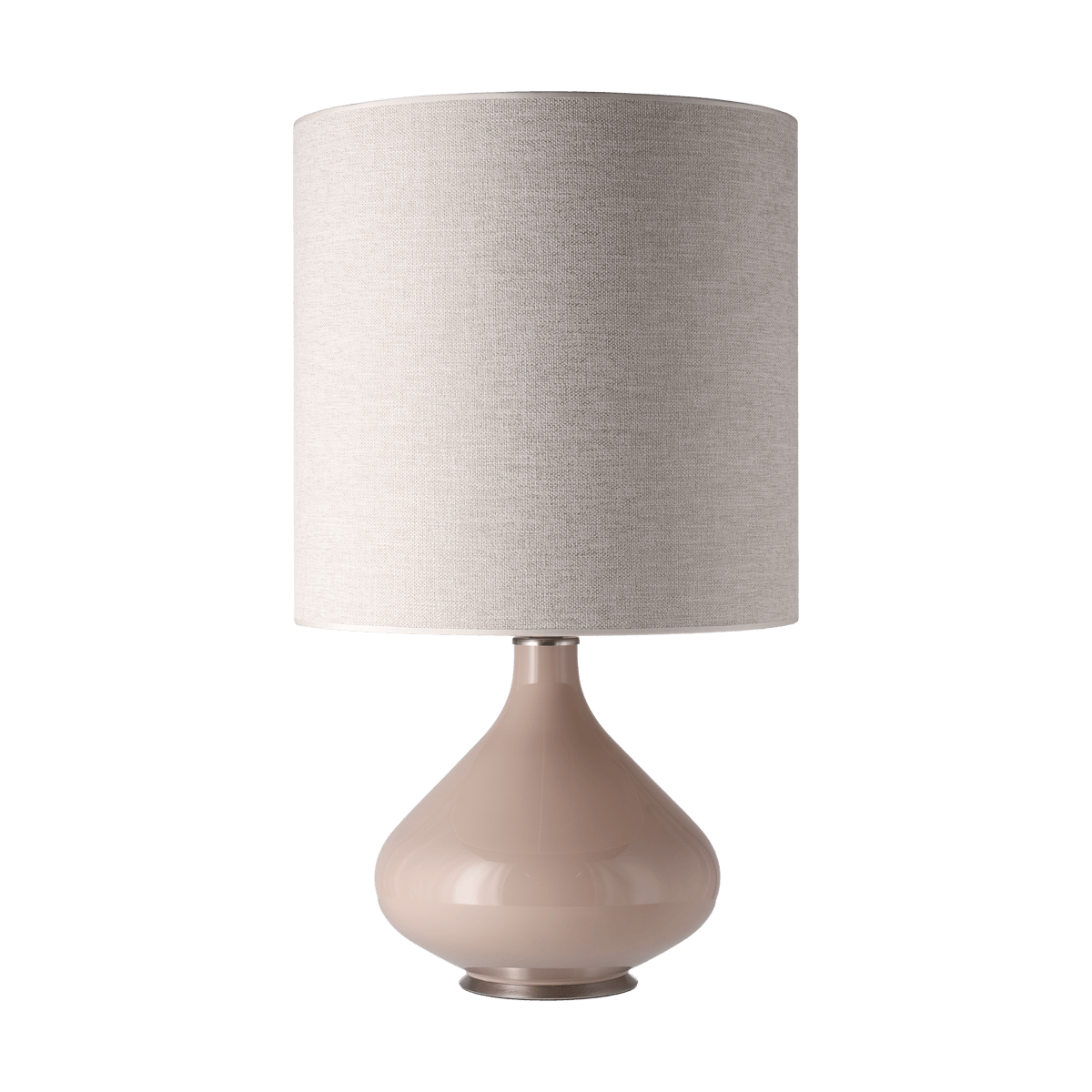 Flavia Lamps Flavia Tischleuchte beiger Lampenfuß London Beige M