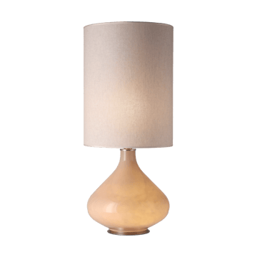 Flavia Tischleuchte beiger Lampenfuß - Milano Tostado L - Flavia Lamps