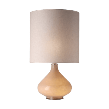 Flavia Tischleuchte beiger Lampenfuß - Milano Tostado M - Flavia Lamps