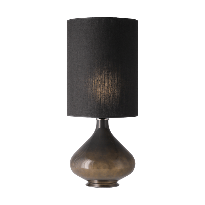 Flavia Tischleuchte grauer Lampenfuß - Lino Negro L - Flavia Lamps