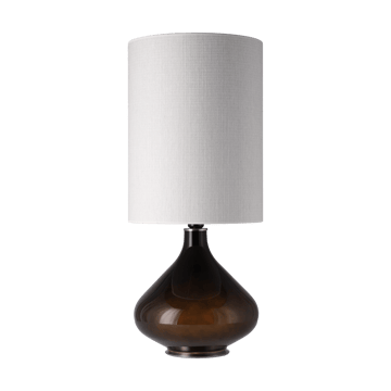 Flavia Tischleuchte schwarzer Lampenfuß - Babel Beige L - Flavia Lamps