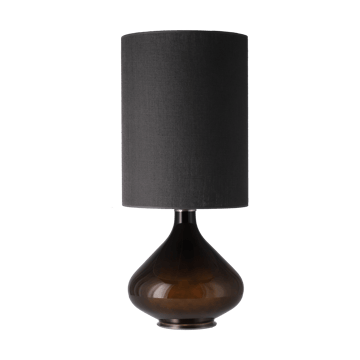 Flavia Tischleuchte schwarzer Lampenfuß - Lino Negro L - Flavia Lamps