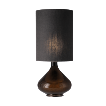 Flavia Tischleuchte schwarzer Lampenfuß - Lino Negro L - Flavia Lamps