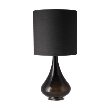 Renata Tischleuchte schwarzer Lampenfuß - Lino Negro M - Flavia Lamps