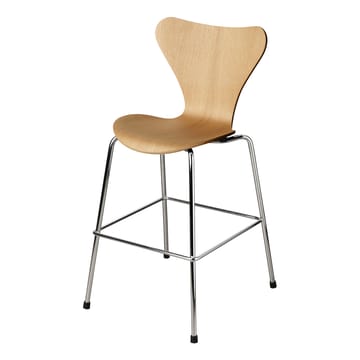 3177 Series 7 Junior Stuhl Chrom - Oak - Fritz Hansen