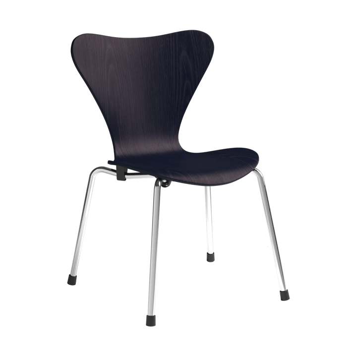 3177 Series 7 Kinderstuhl - Midnight blue Esche lackiert-Chrom - Fritz Hansen