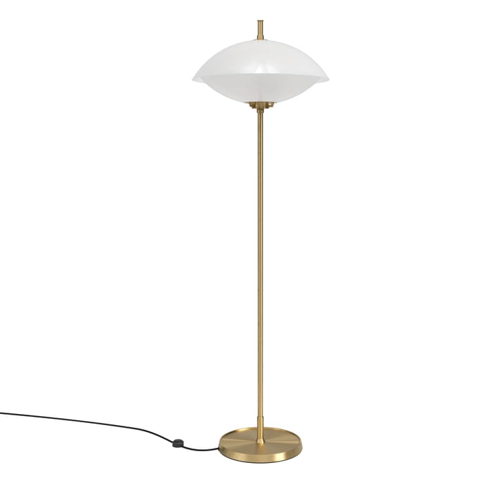 Clam Stehleuchte 128 cm - Opal-brass - Fritz Hansen