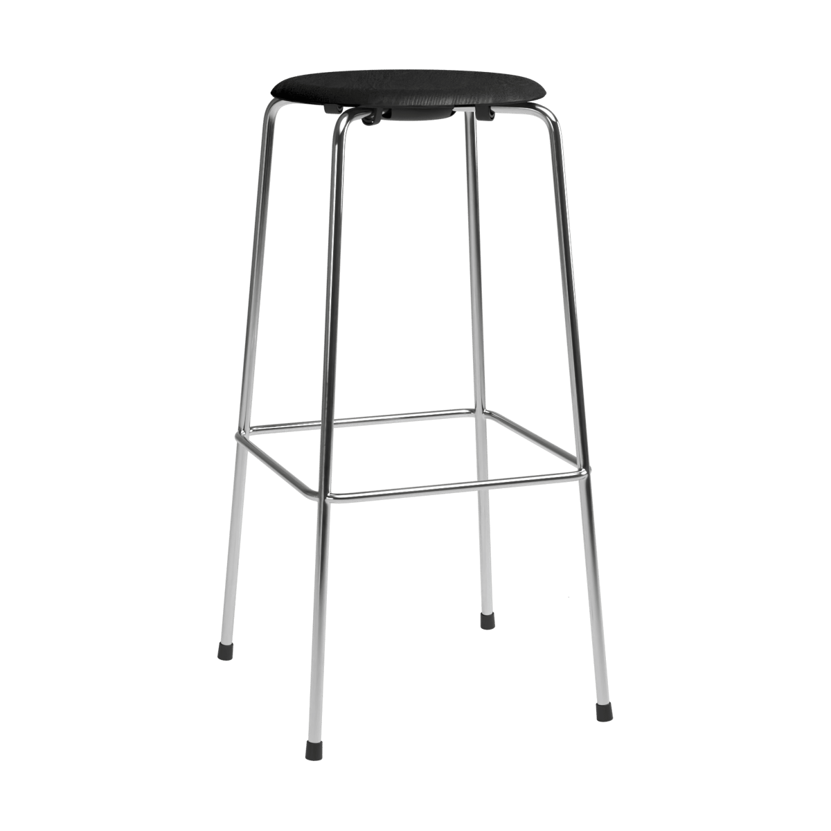 Fritz Hansen High Dot Barstuhl Esche schwarz-Chrom