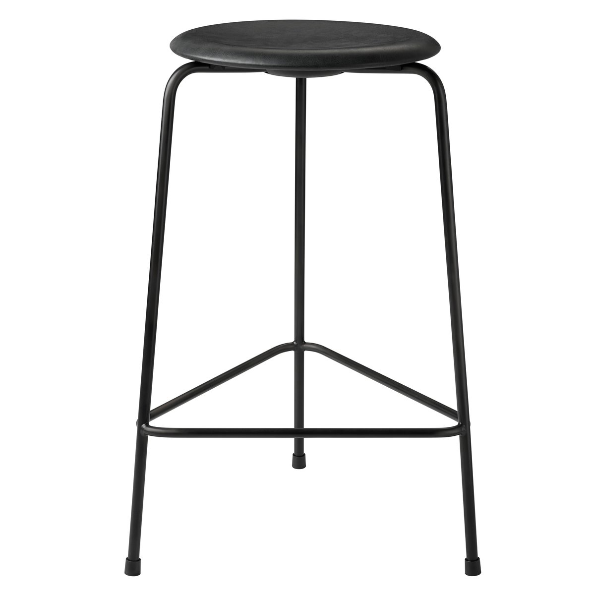 Fritz Hansen High Dot Hocker Leder Cowboy black