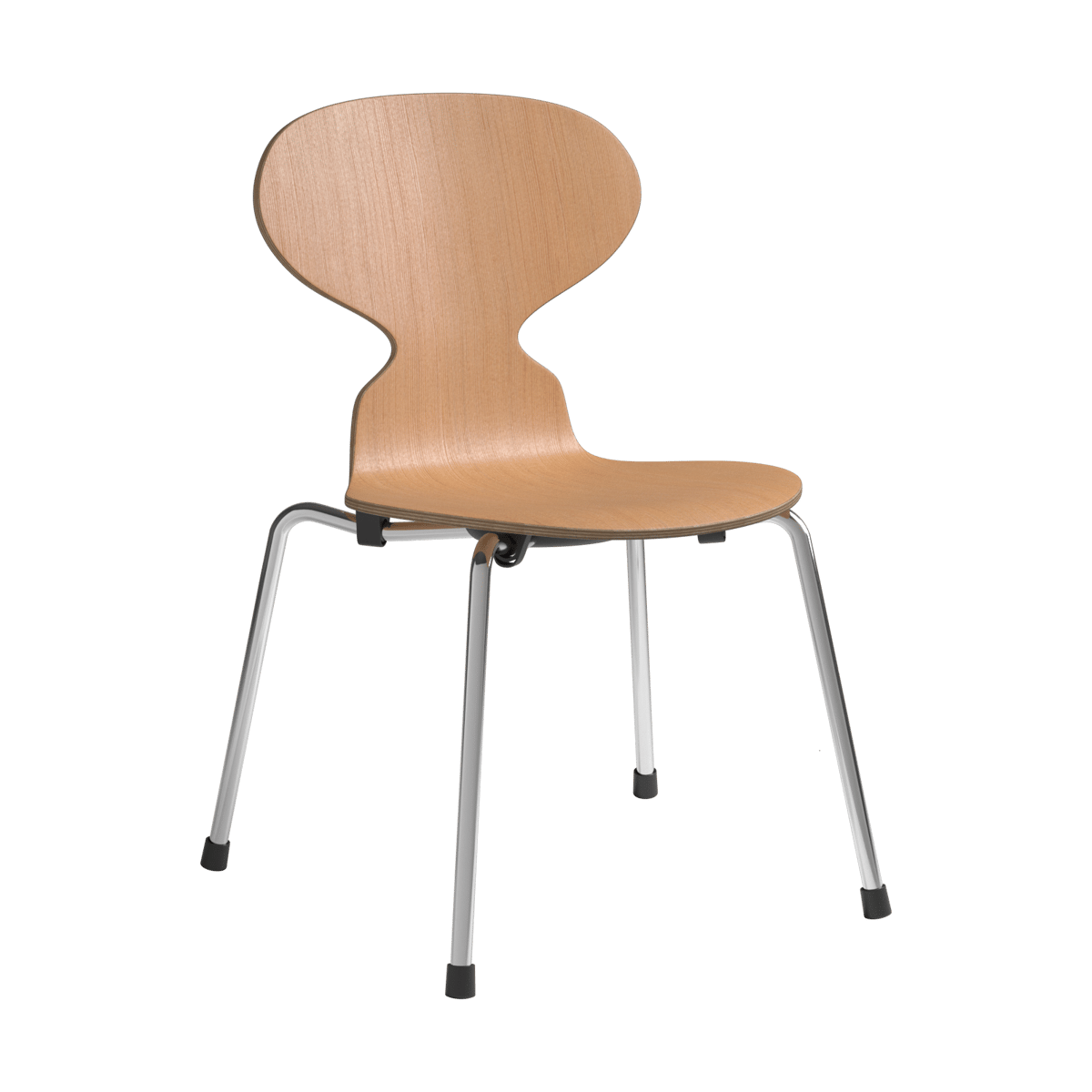 Fritz Hansen Myran Kinderstuhl Oregon pine-Chrom