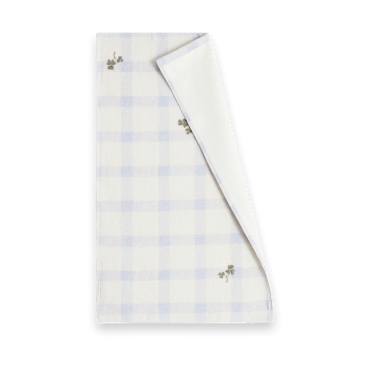 Gingham Sorrel Blue Terry Gästhandtuch 2er-Pack - 30x50 cm - Garbo&Friends