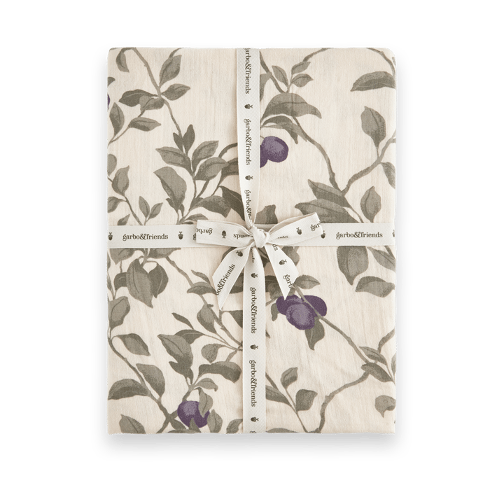 Plum Muslin Spannbettlaken - 60x120x20 cm - Garbo&Friends