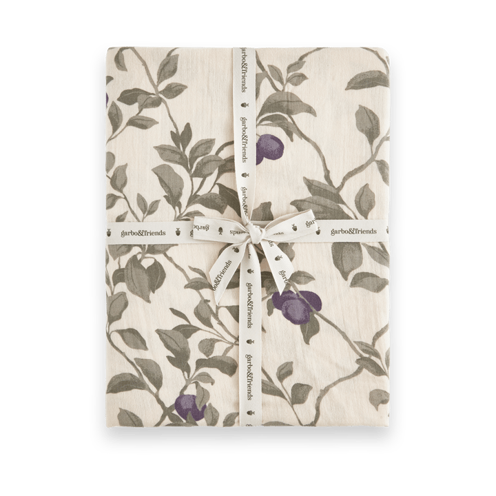 Plum Muslin Spannbettlaken - 90x200x30 cm - Garbo&Friends