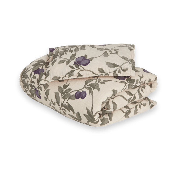 Plum Musselin Bettwäsche-Set Baby - 70x80 cm/28x35 cm - Garbo&Friends