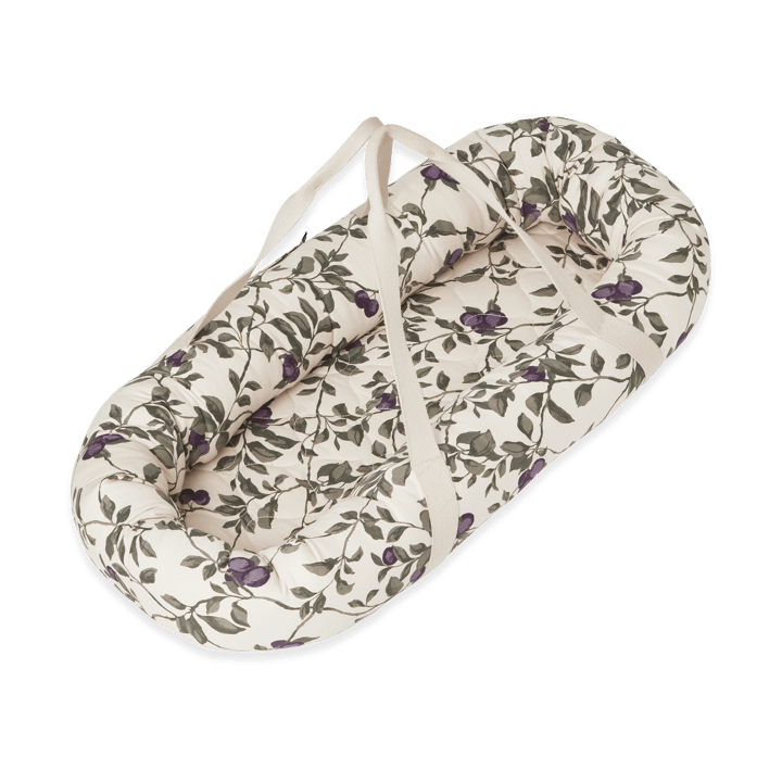 Plum Satin gesteppter Babynest - 43x87x16cm - Garbo&Friends