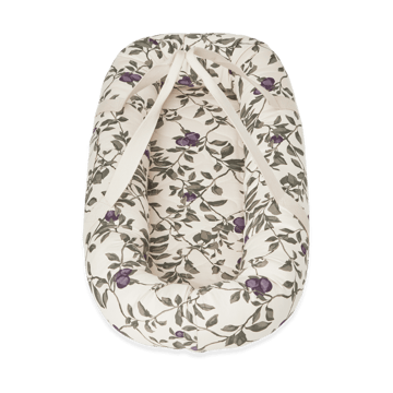 Plum Satin gesteppter Babynest - 43x87x16cm - Garbo&Friends