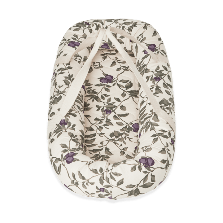 Plum Satin gesteppter Babynest, 43x87x16cm Garbo&Friends