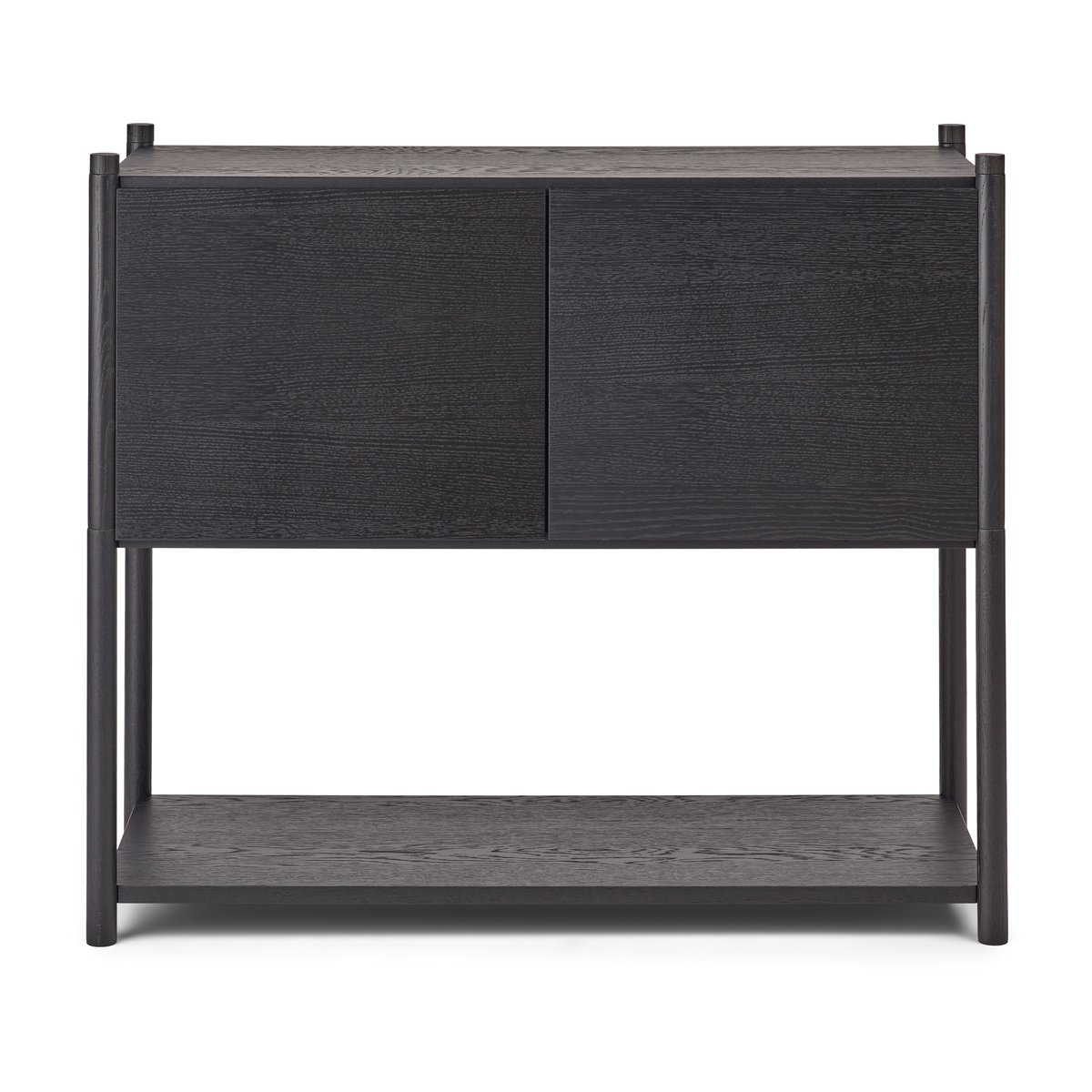 Gejst Sceene bookcase C Schwarz gebeizte Eiche