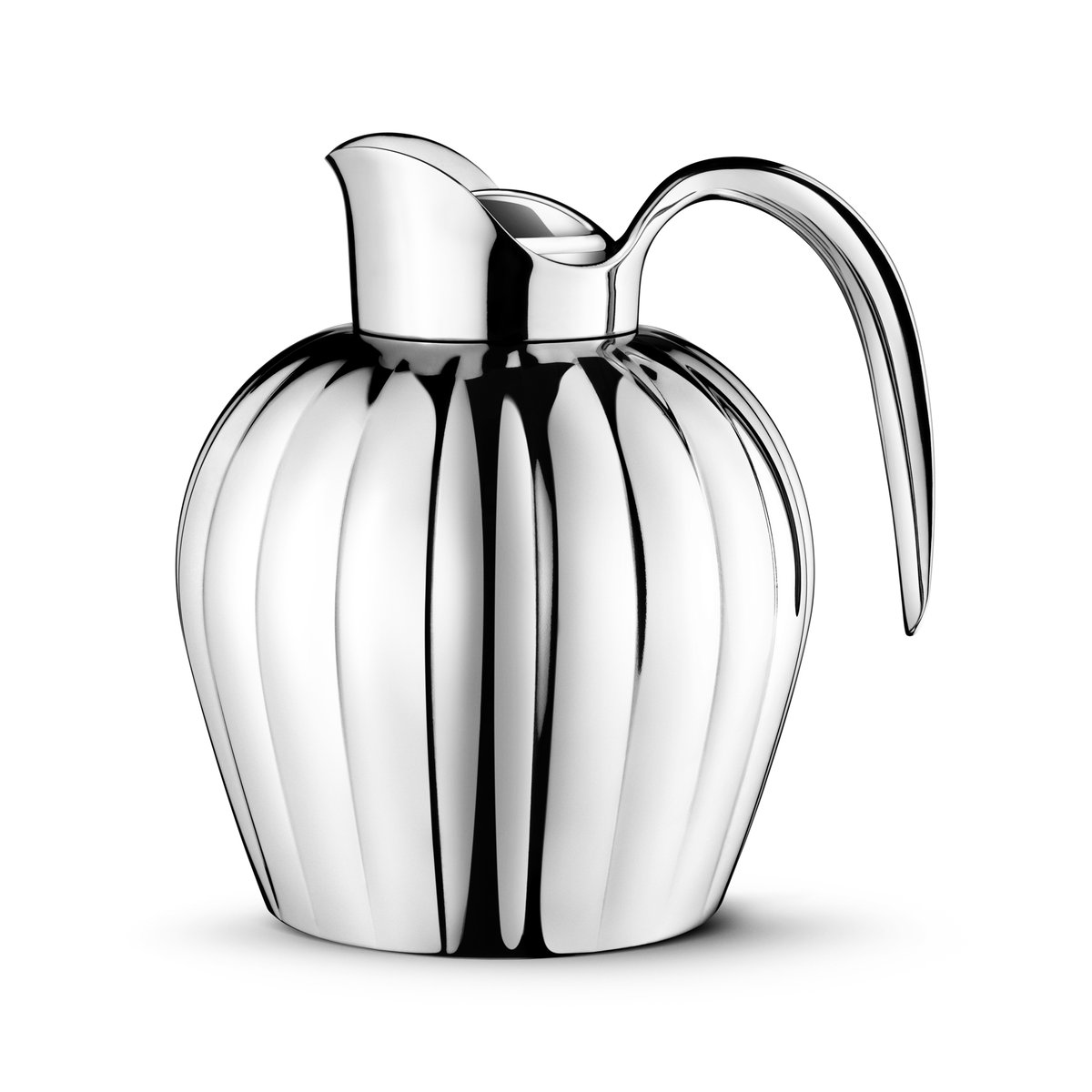 Georg Jensen Bernadotte Thermoskanne pushlock 0,8 L